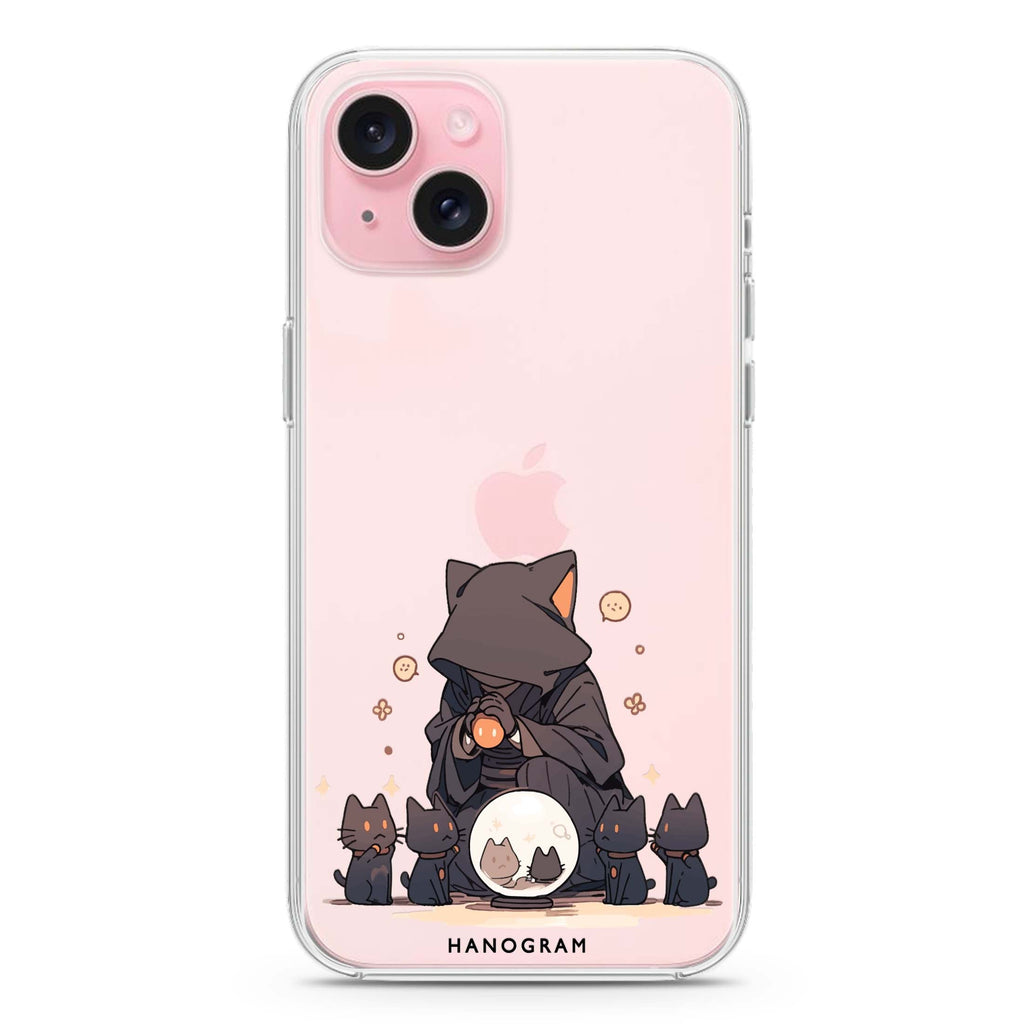 Seer Cat Charm iPhone 15 水晶透明保護殼