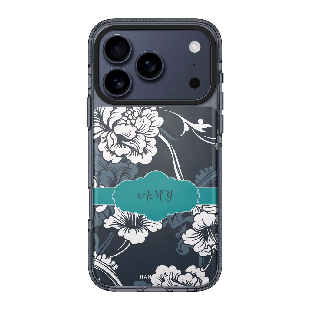 Ceramic Art iPhone 17 Pro Max MagSafe 水晶透明保護殼 抽象圖案設計 可自訂名字 圖1