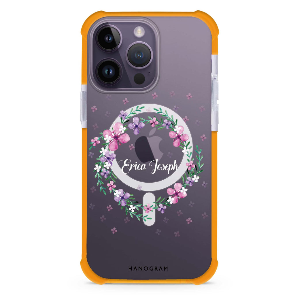 Floral Seahorse iPhone Magsafe 兼容超強防摔保護殼