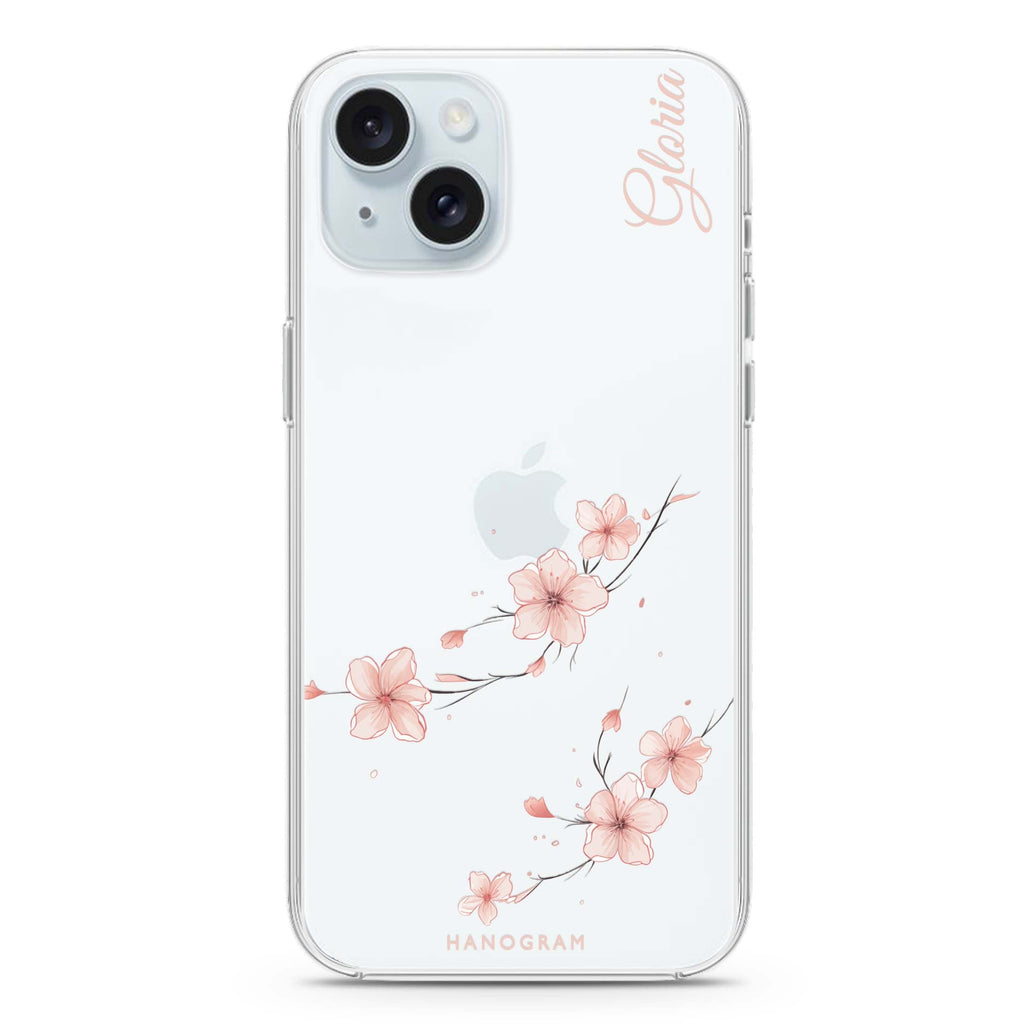 Sakura Spirit iPhone 15 Plus水晶透明保護殼