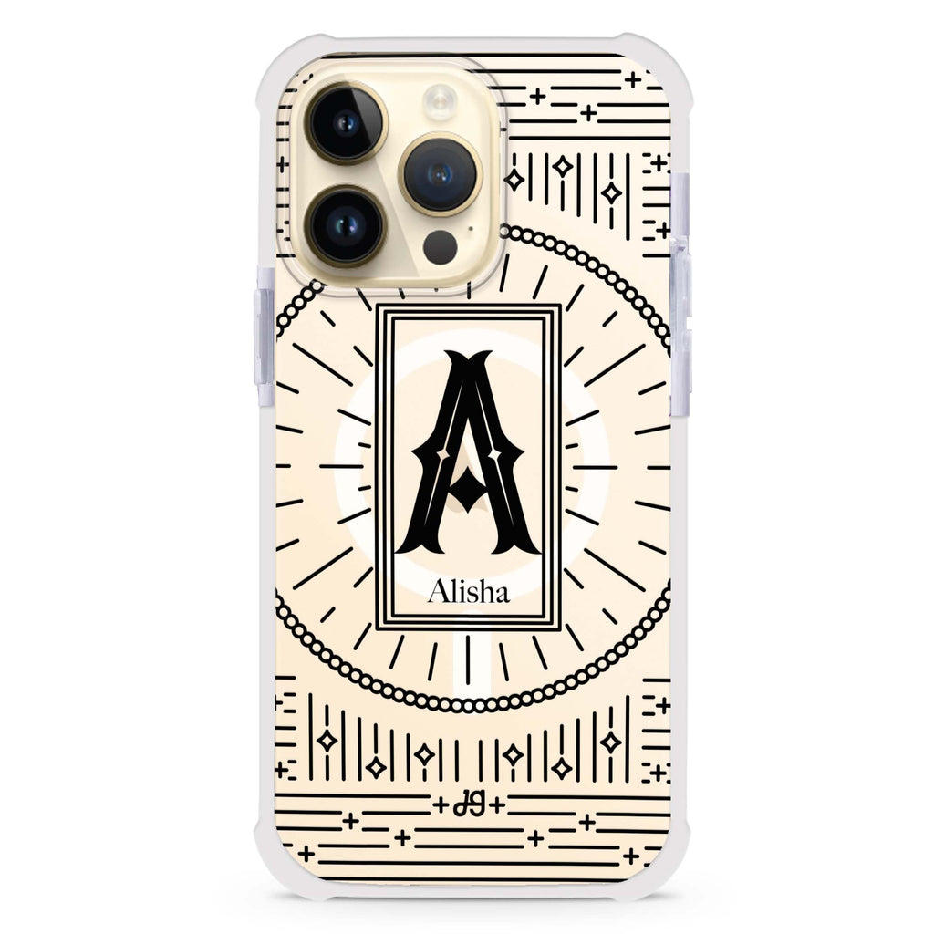 Artistic Monogram II iPhone Magsafe 兼容超強防摔保護殼