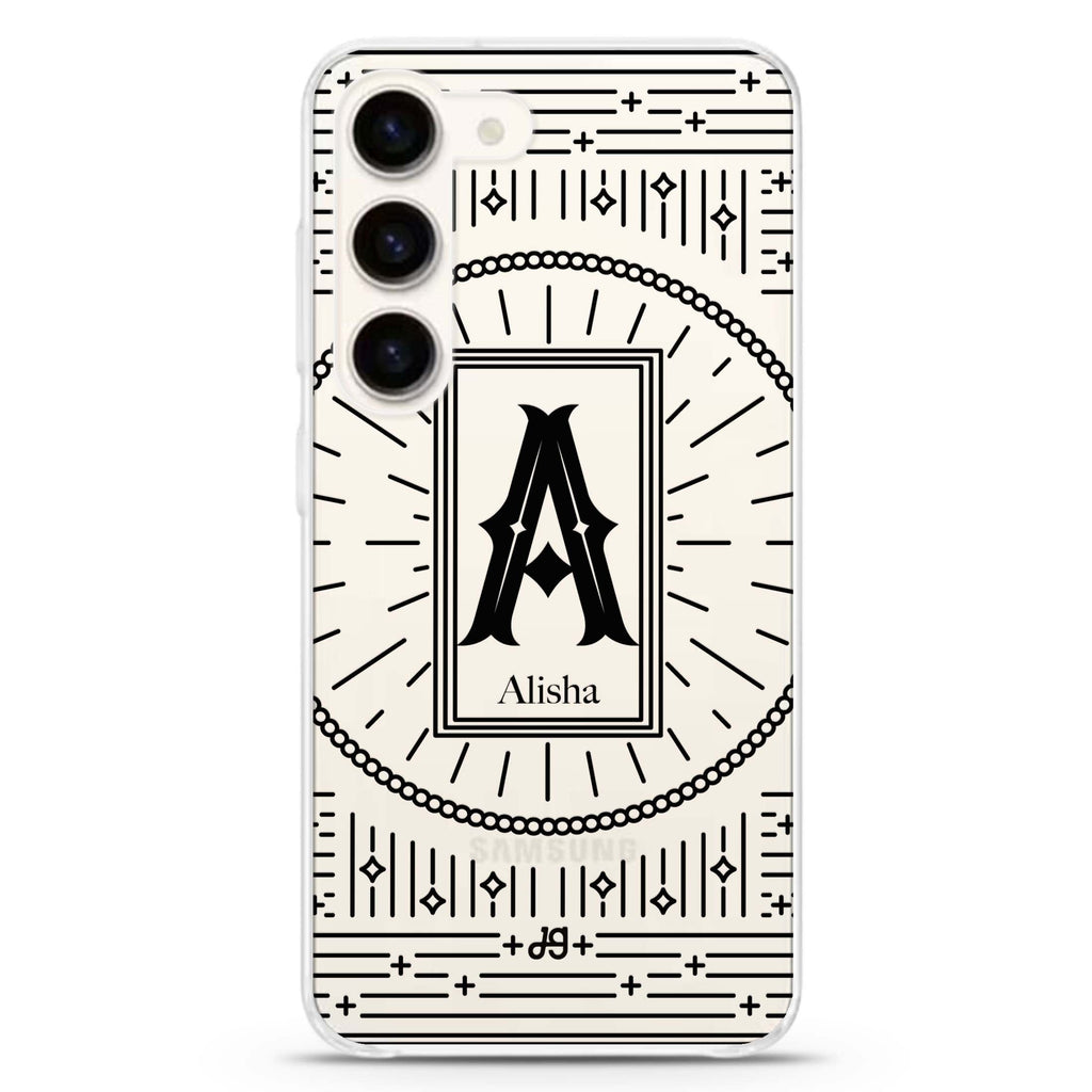 Artistic Monogram II Samsung Galaxy 水晶透明保護殼