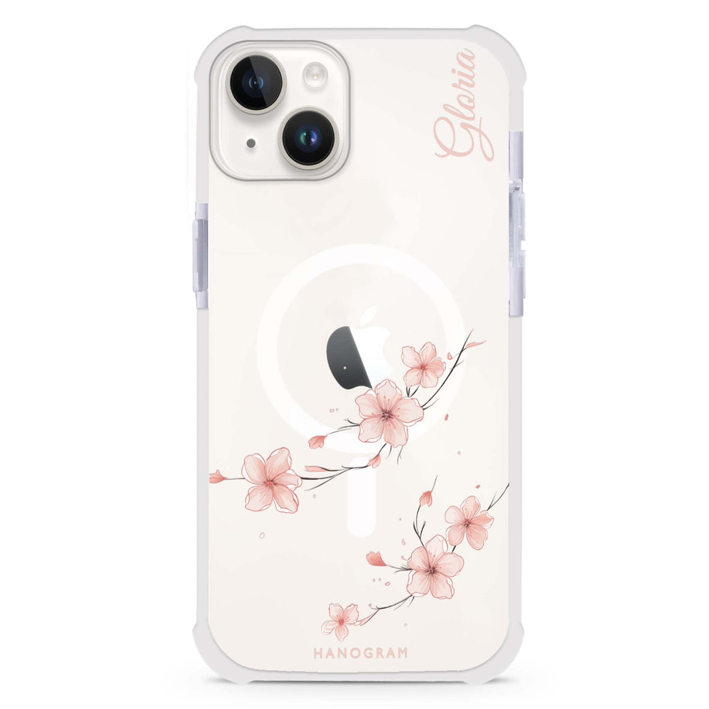 Sakura Spirit iPhone 15 Magsafe 兼容超強防摔保護殼
