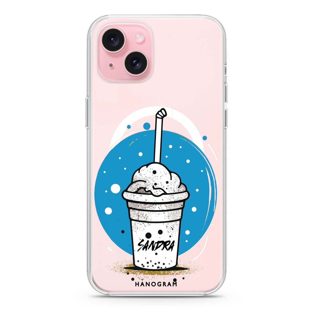 Frosty Delight iPhone 15 Plus Magsafe 兼容水晶透明保護殼