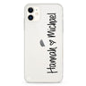 Vertical Names iPhone 11 水晶透明保護殼
