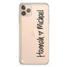 Vertical Names iPhone 11 Pro 水晶透明保護殼