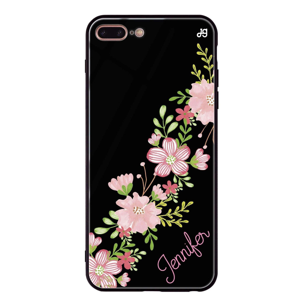 Floral Path iPhone 7 Plus 超薄強化玻璃殻