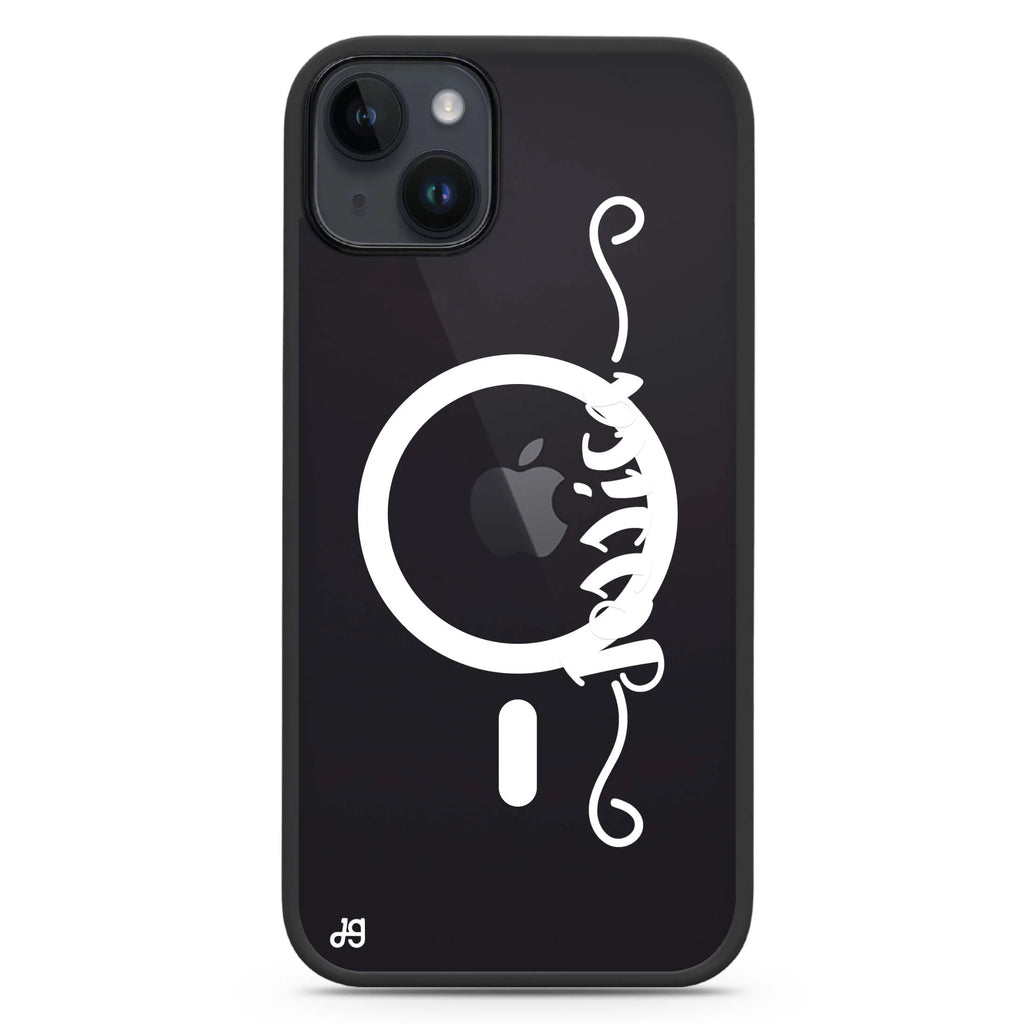 Casual Vertical Name iPhone 14 Plus Magsafe 兼容防衝擊保護殼