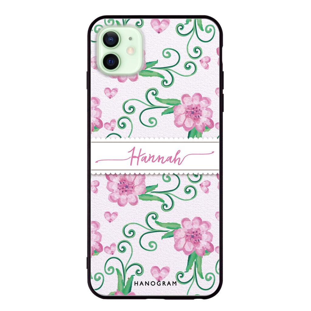 The Dancing Flower iPhone 12 超薄強化玻璃殻