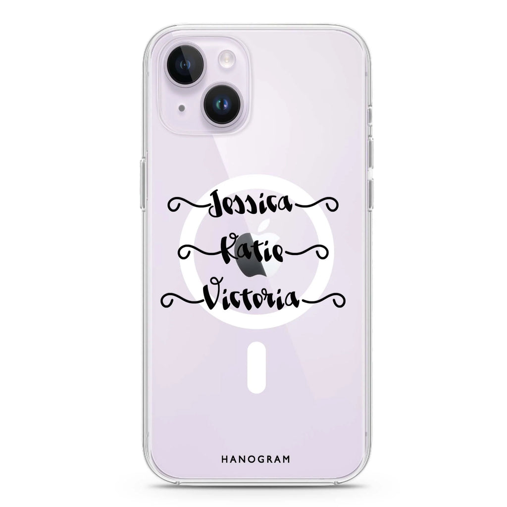 Triple iPhone 14 Plus Magsafe 兼容水晶透明保護殼