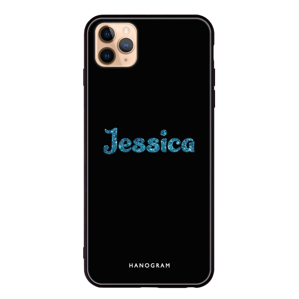 Glittering Blue iPhone 11 Pro 超薄強化玻璃殻