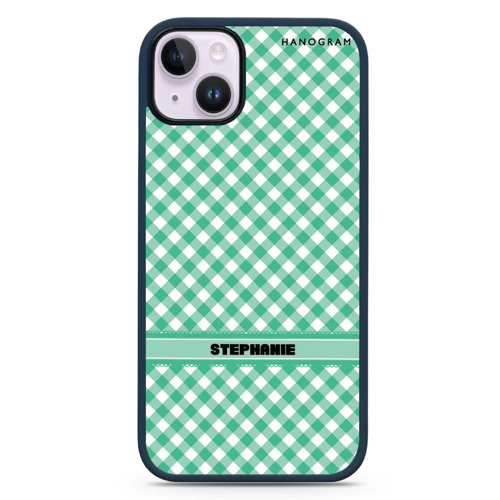 Lovely Green iPhone 14 Plus Magsafe 兼容防衝擊保護殼