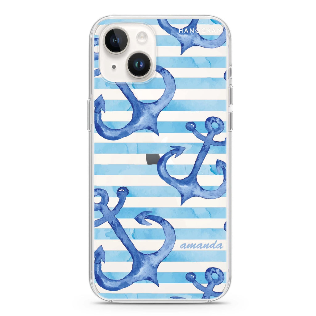 Blue Anchor iPhone 14 水晶透明保護殼