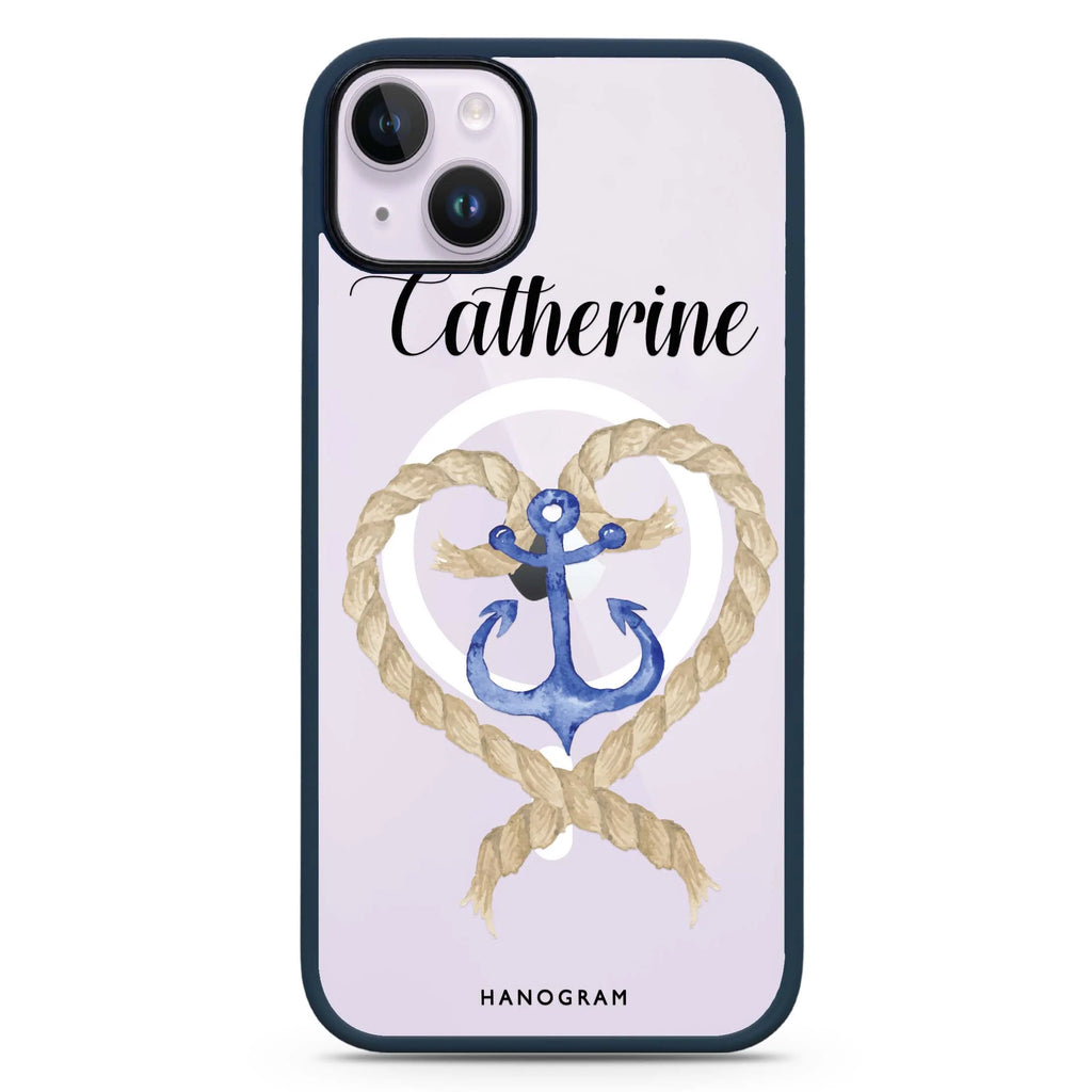 Heart & Anchor iPhone 14 Plus Magsafe 兼容防衝擊保護殼
