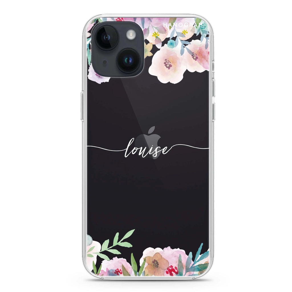 Art of Floral iPhone 14 plus 水晶透明保護殼