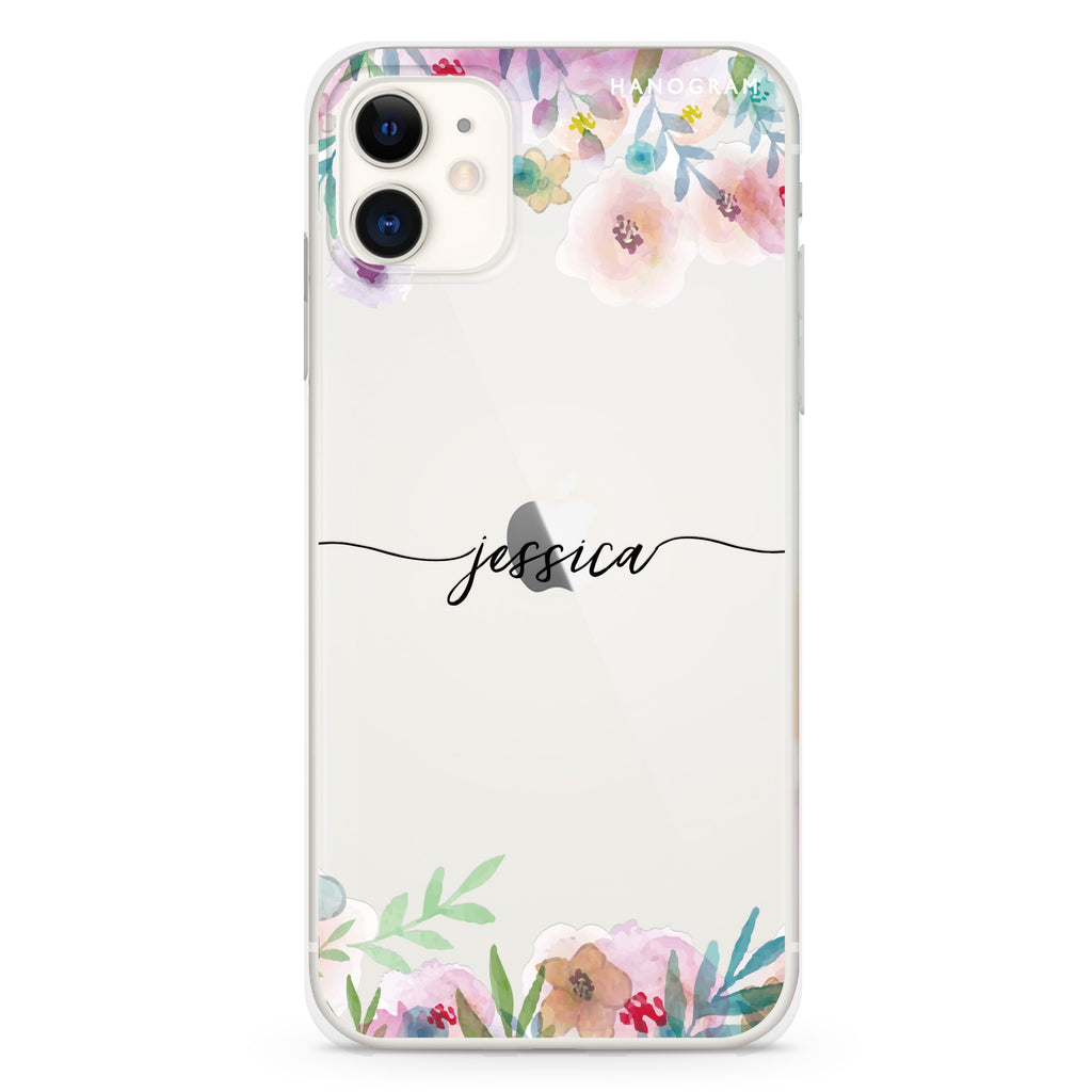 Art of Floral iPhone 11 水晶透明保護殼
