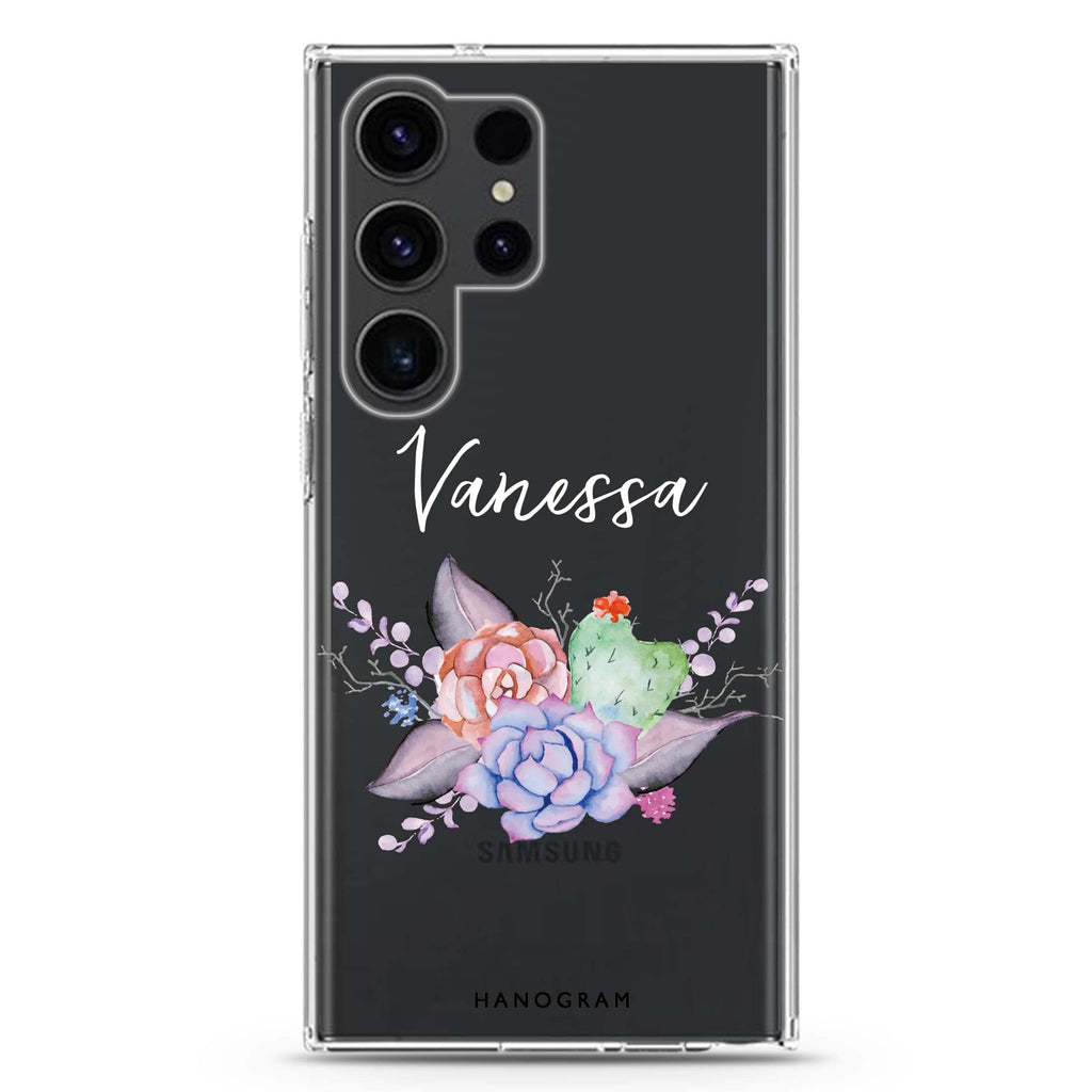 SECRET OF THREE Samsung Galaxy Ultra 可加名字透明保護殼，適用 S26/S25/S24/S23 Ultra，圖1