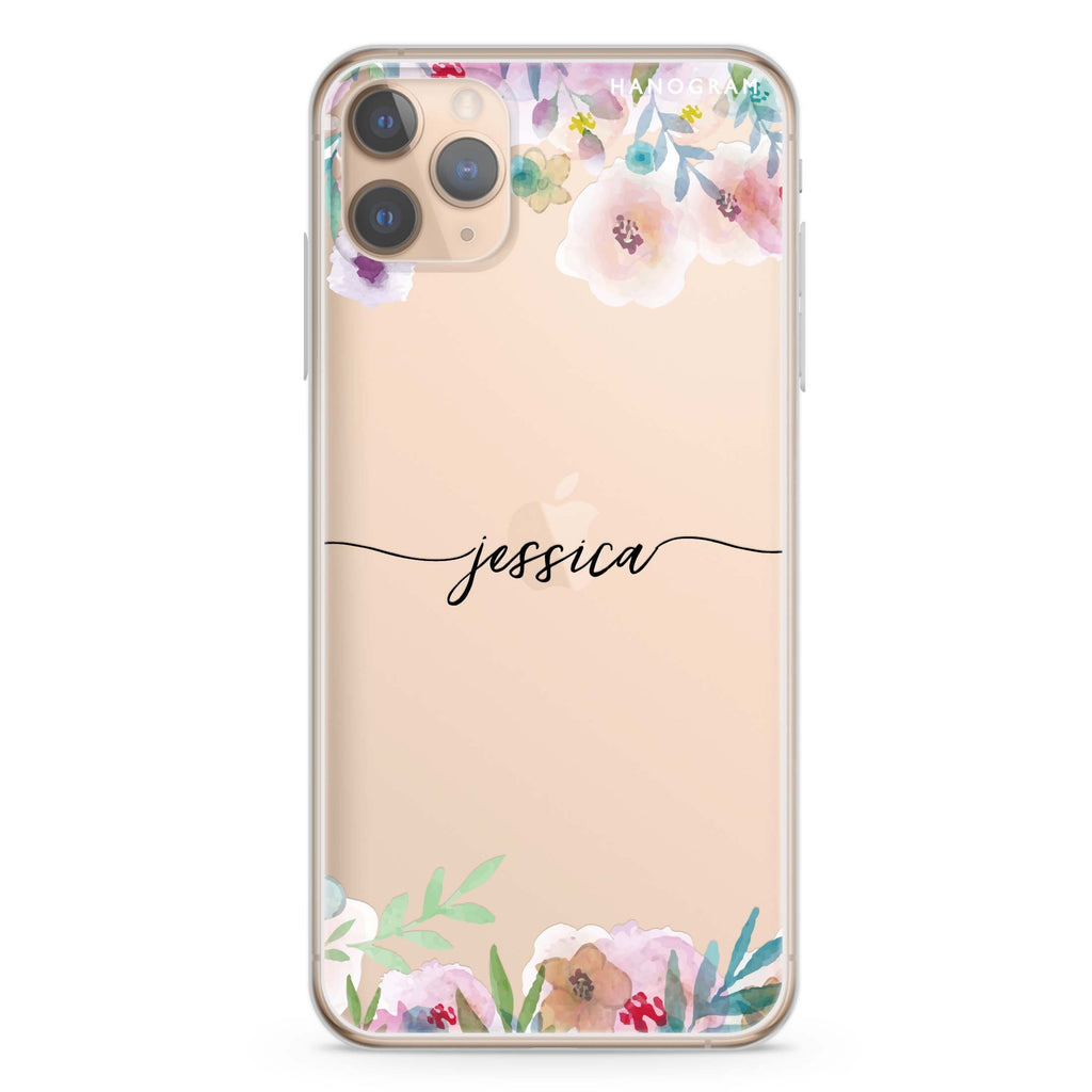 Art of Floral iPhone 11 Pro 水晶透明保護殼