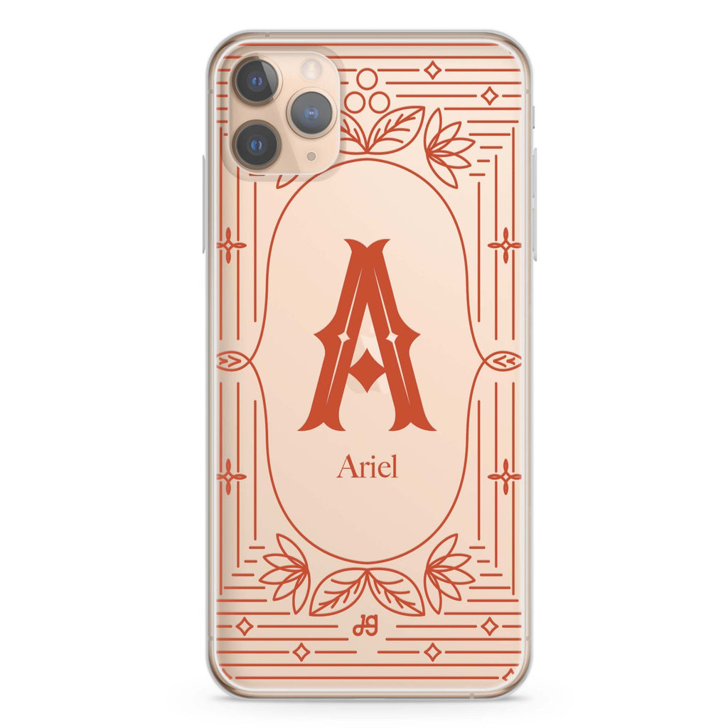Artistic Monogram I iPhone 11 Pro Max 水晶透明保護殼