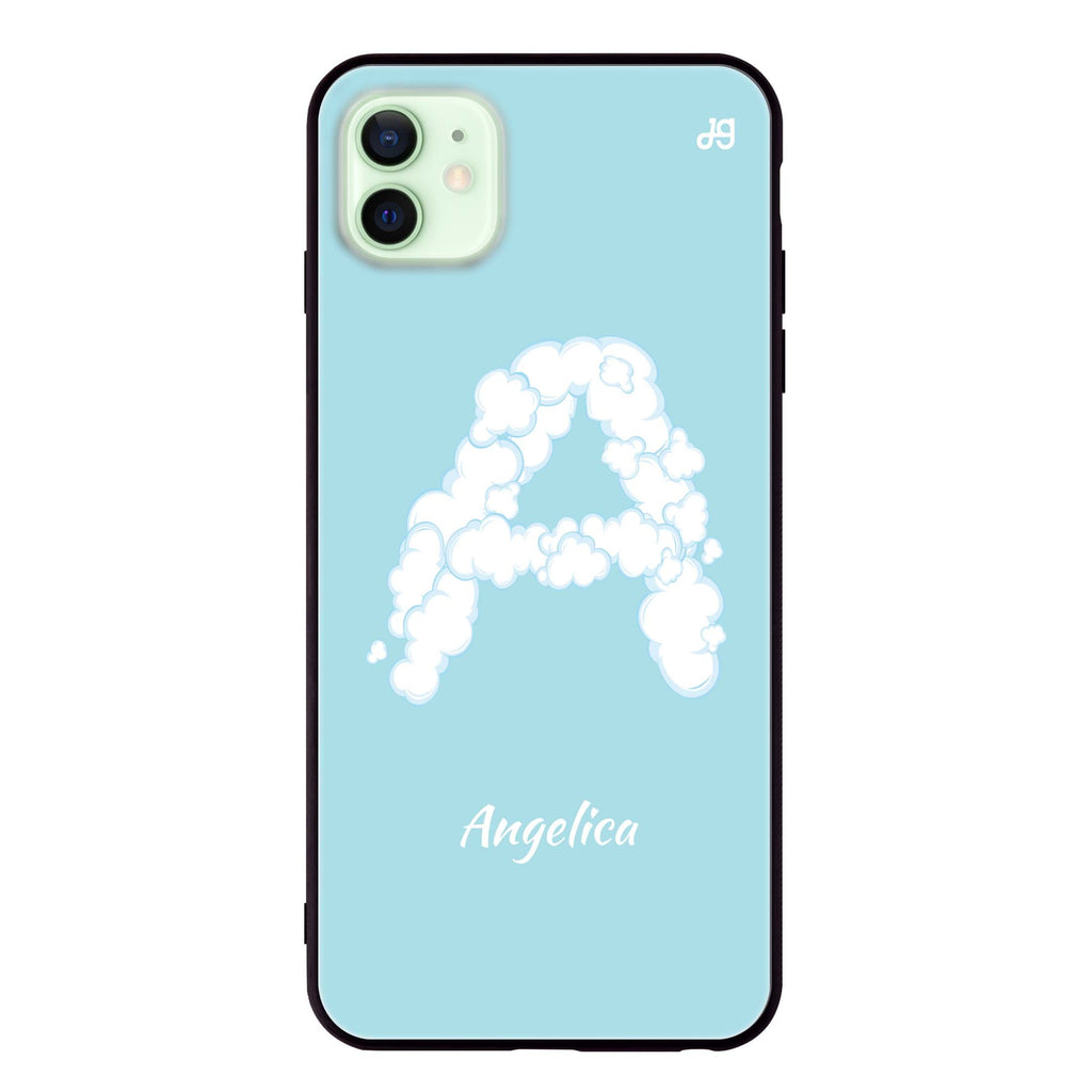Monogram Clouds iPhone 12 mini 超薄強化玻璃殻