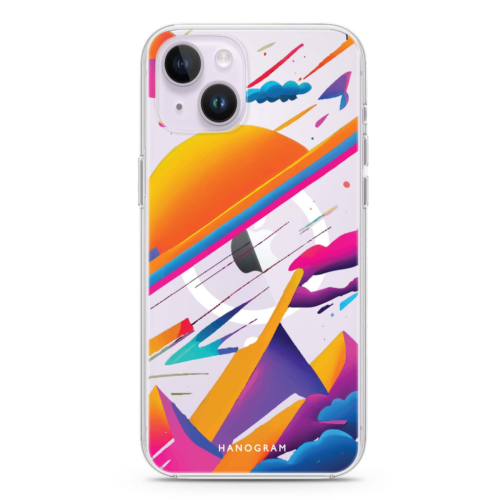 Galaxy Art iPhone 14 Magsafe 兼容水晶透明保護殼
