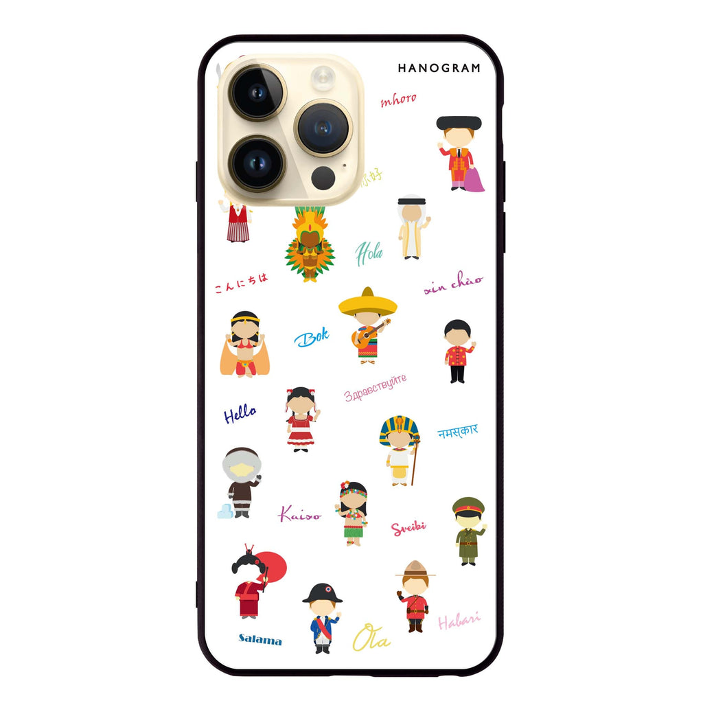 Culture People iPhone 14 Pro Max 超薄強化玻璃殻