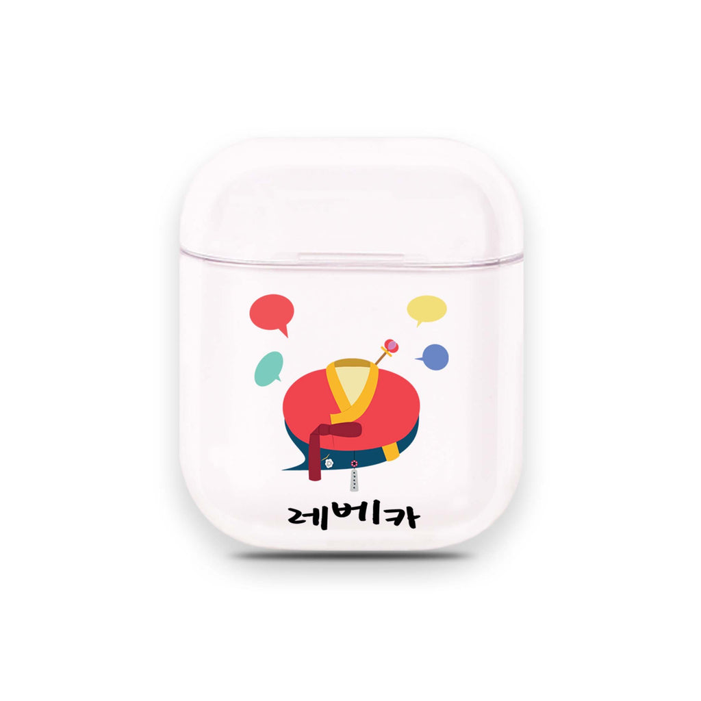 KR Culture Clothing Airpods 透明保護殻