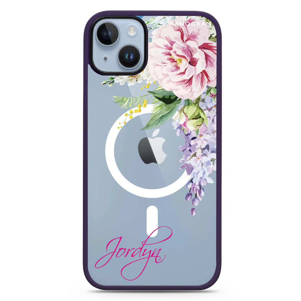 Tropical Floral II iPhone 14 Plus Magsafe 兼容防衝擊保護殼