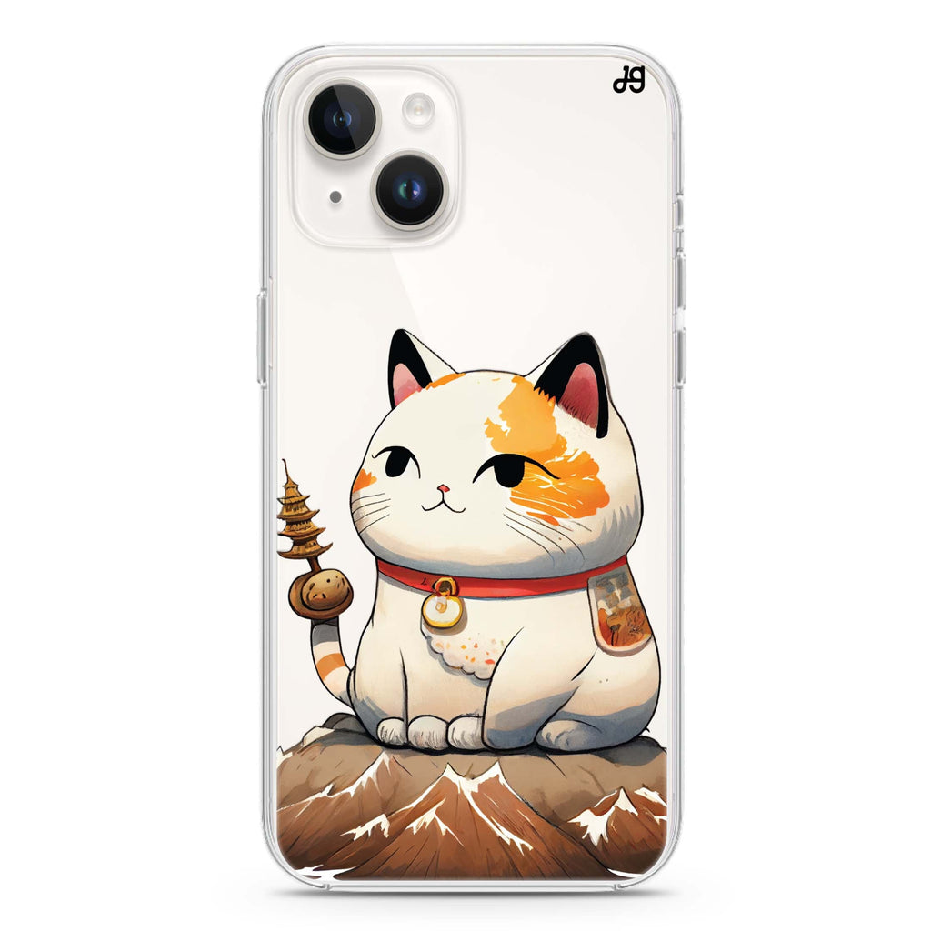 A Cute Cat iPhone 14 Plus 水晶透明保護殼