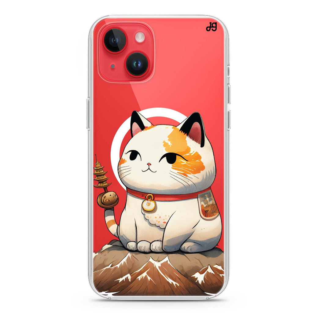 A Cute Cat iPhone 14 Magsafe 兼容水晶透明保護殼