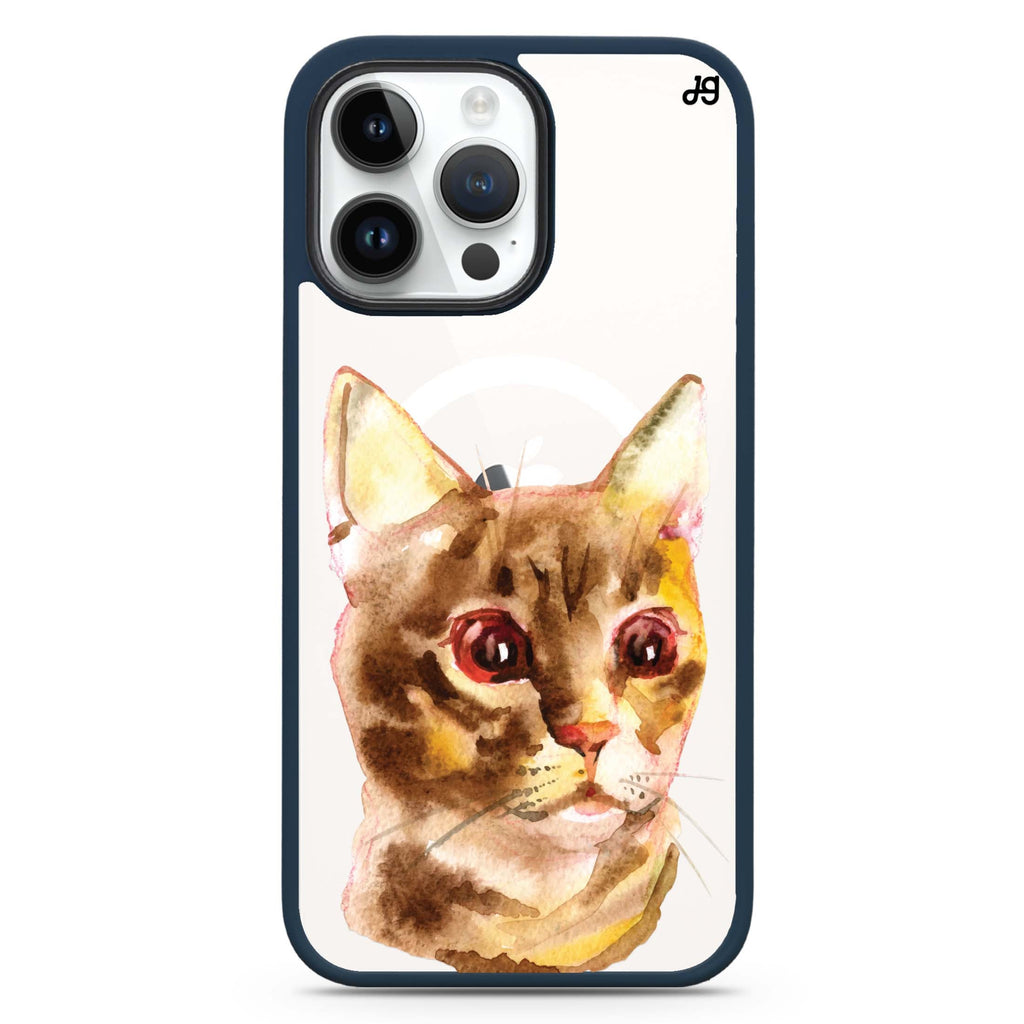 Watercolour Cat Magsafe 兼容防衝擊保護殼