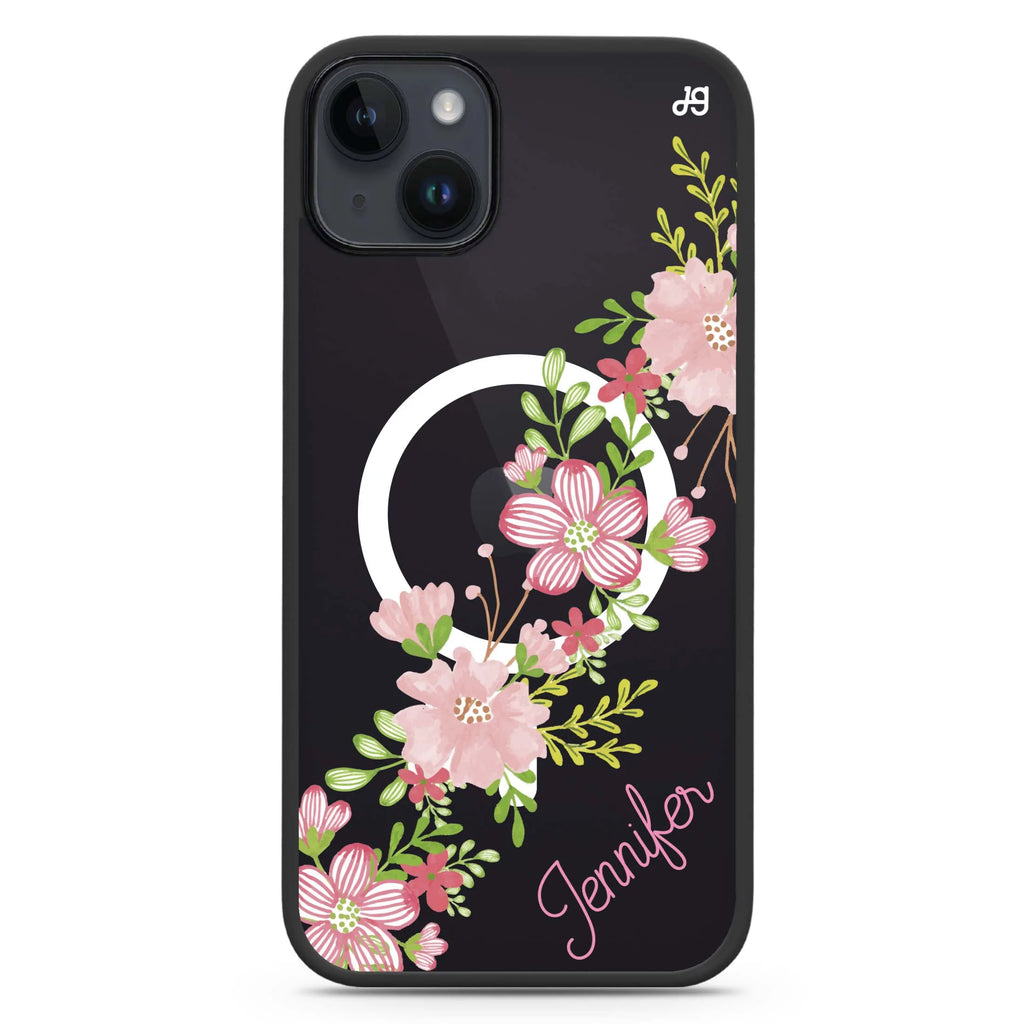 Floral Path iPhone 14 Plus Magsafe 兼容防衝擊保護殼