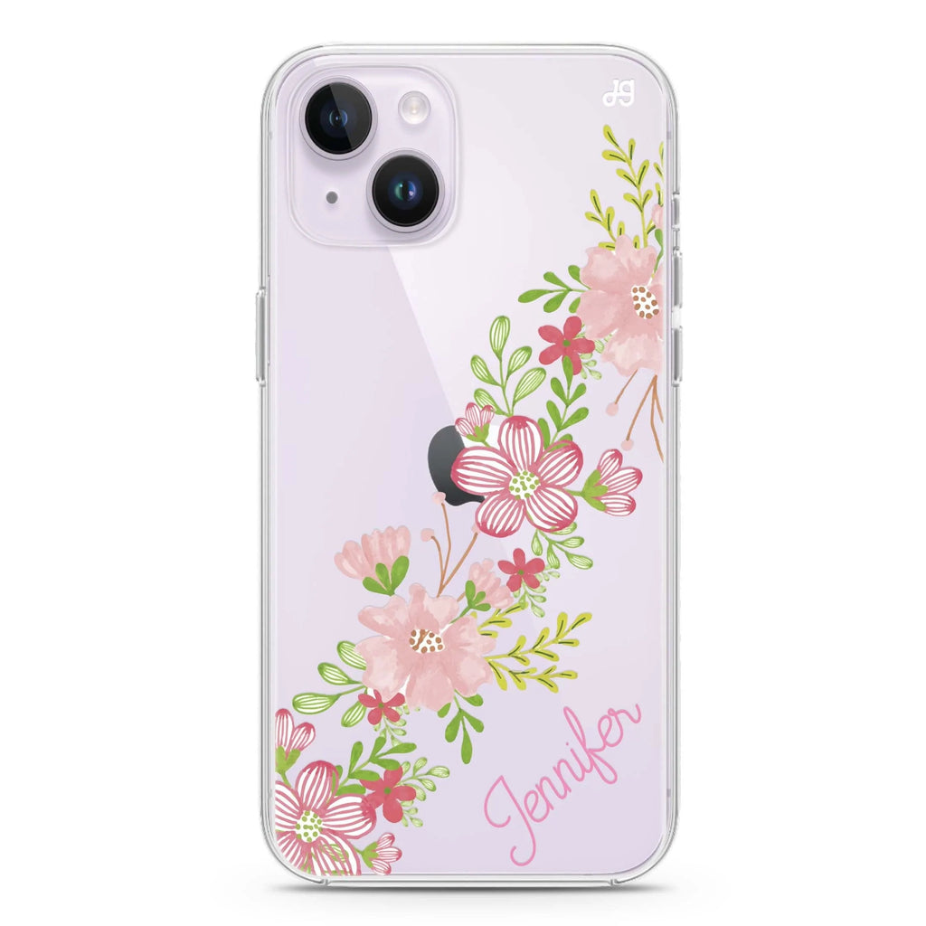 Floral Path iPhone 14 水晶透明保護殼