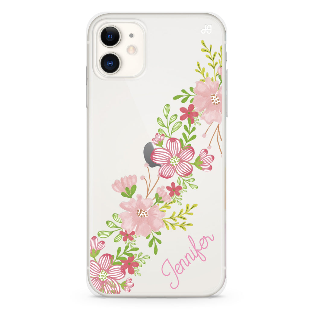 Floral Path iPhone 11 水晶透明保護殼
