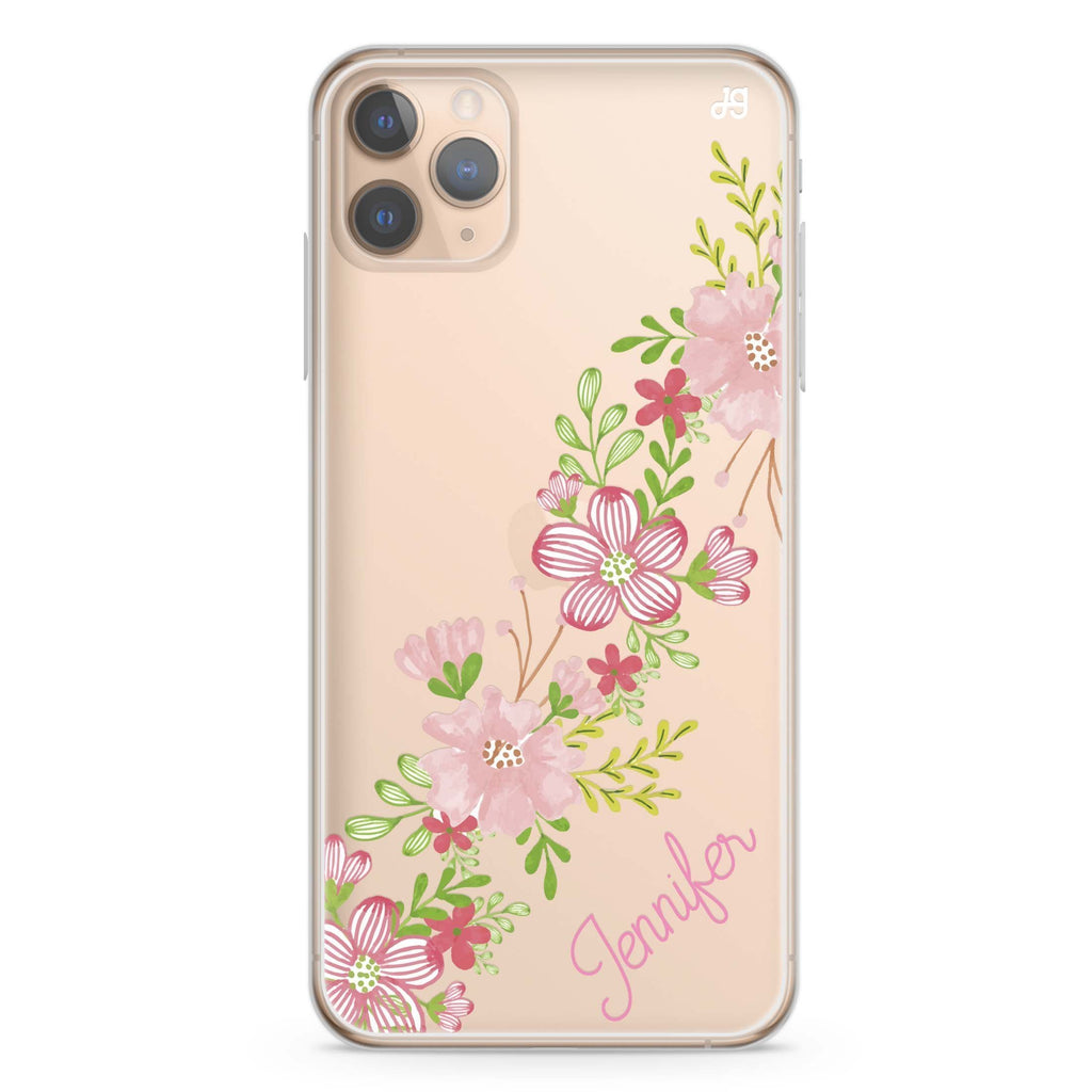 Floral Path iPhone 11 Pro Max 水晶透明保護殼