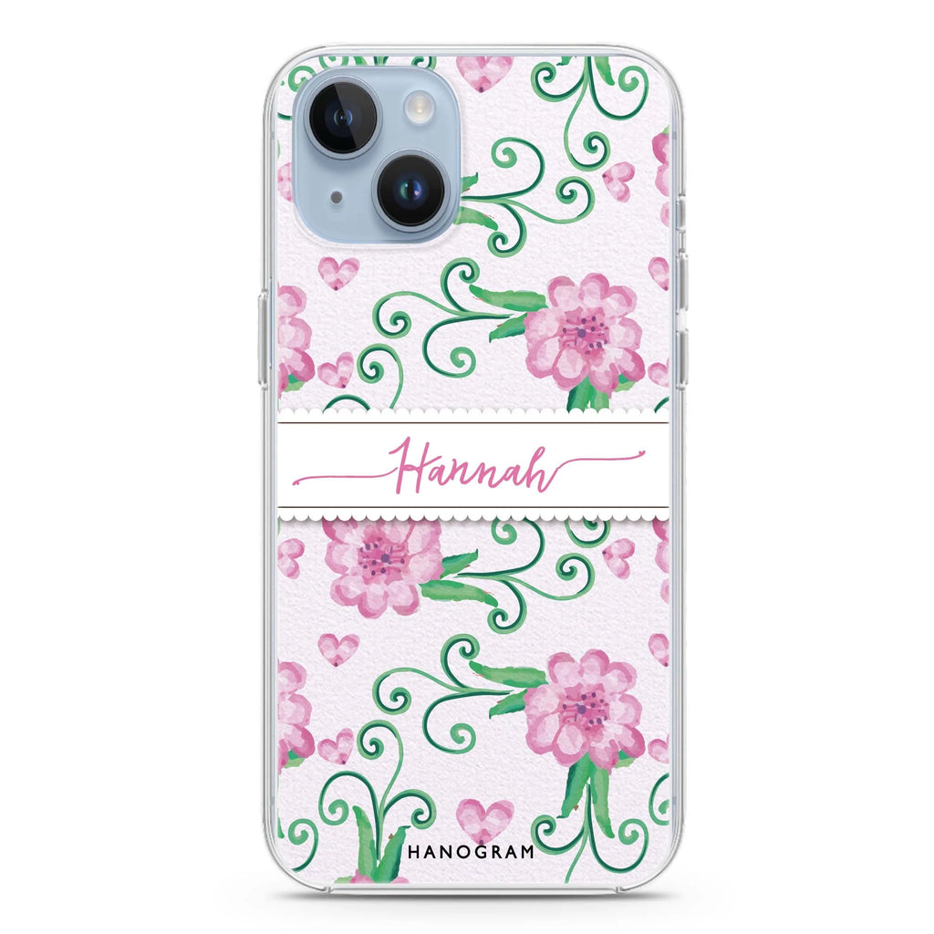 The Dancing Flower iPhone 14 水晶透明保護殼