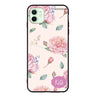 Pinky Flowers iPhone 12 超薄強化玻璃殻