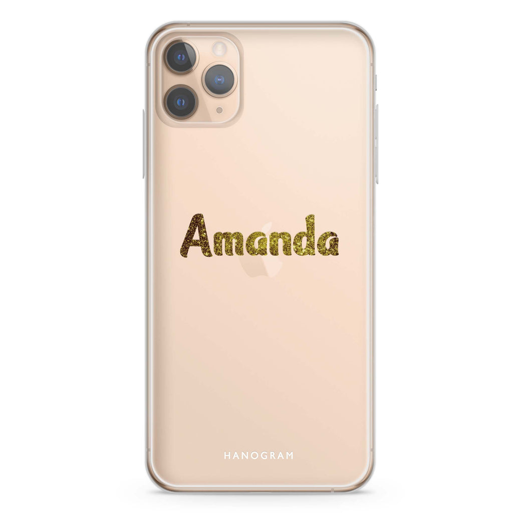 Glittering Gold iPhone 11 Pro Max 水晶透明保護殼