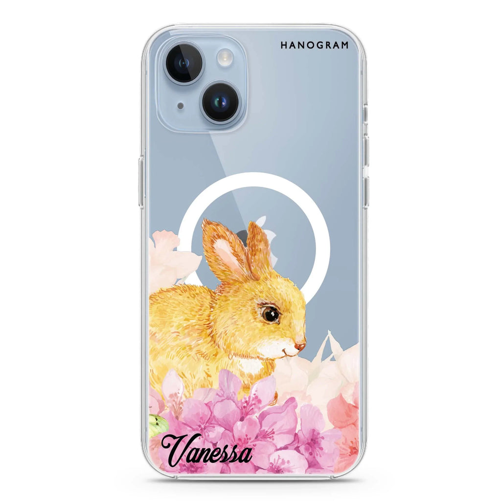 Bunny & Me iPhone 14 Magsafe 兼容水晶透明保護殼