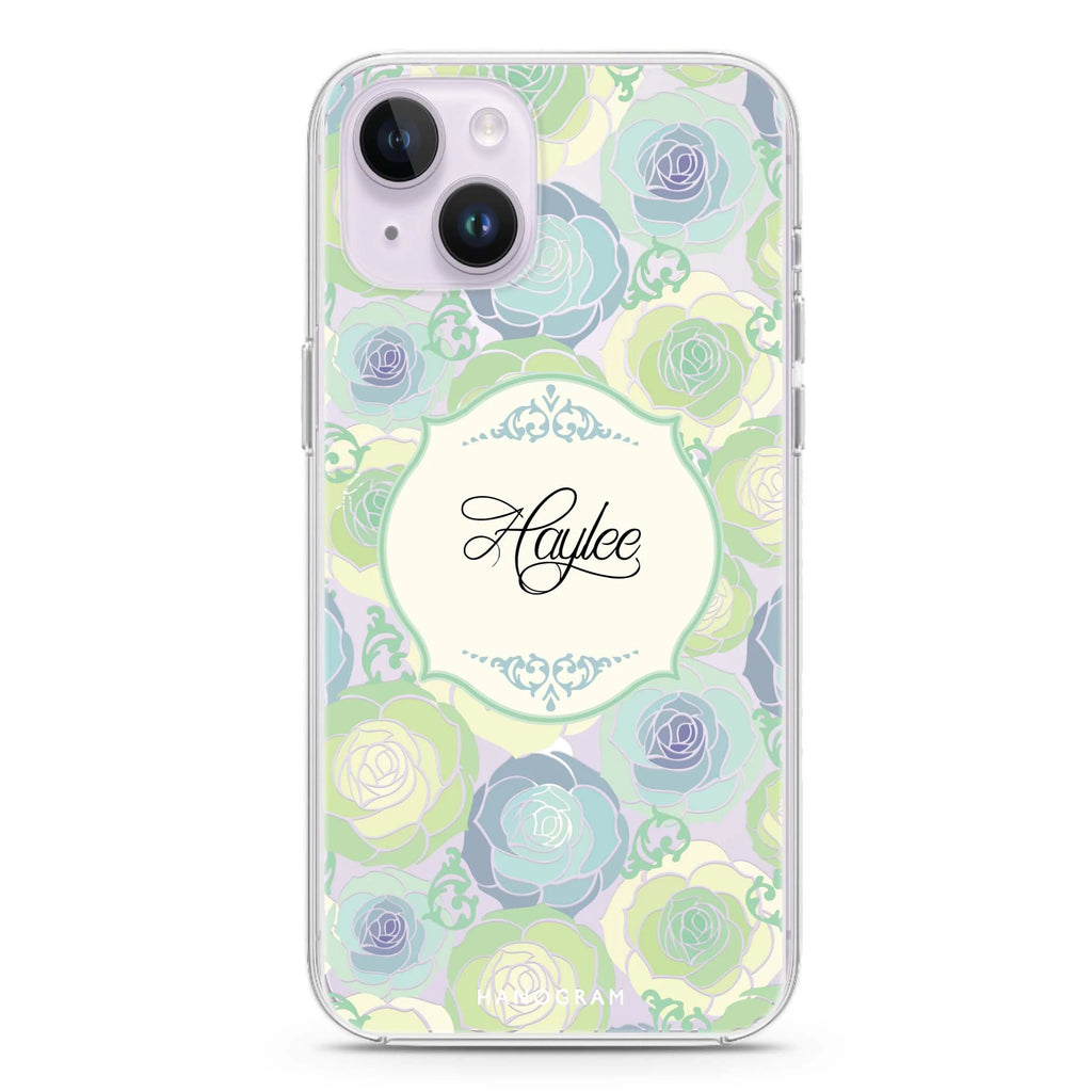 Art of Rose I iPhone 14 Plus Magsafe 兼容水晶透明保護殼