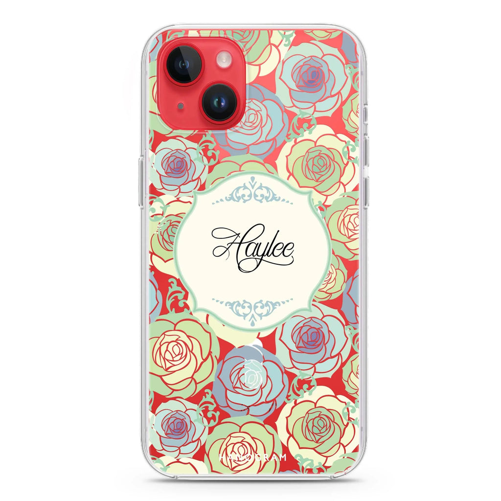 Art of Rose I iPhone 14 Magsafe 兼容水晶透明保護殼