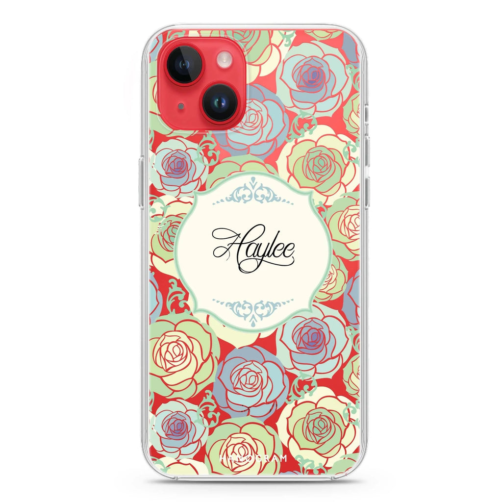 Art of Rose I iPhone 14 plus 水晶透明保護殼