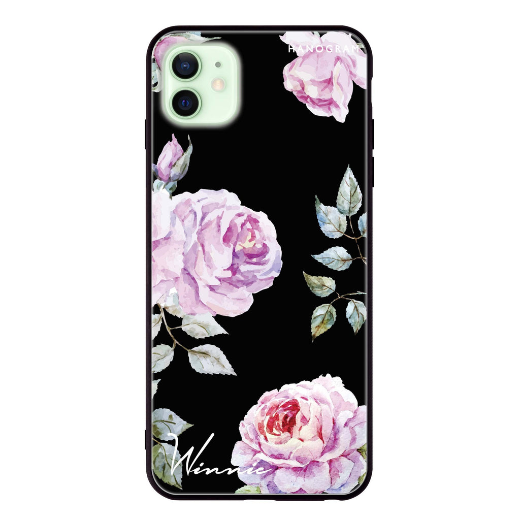 Classic Floral iPhone 12 超薄強化玻璃殻