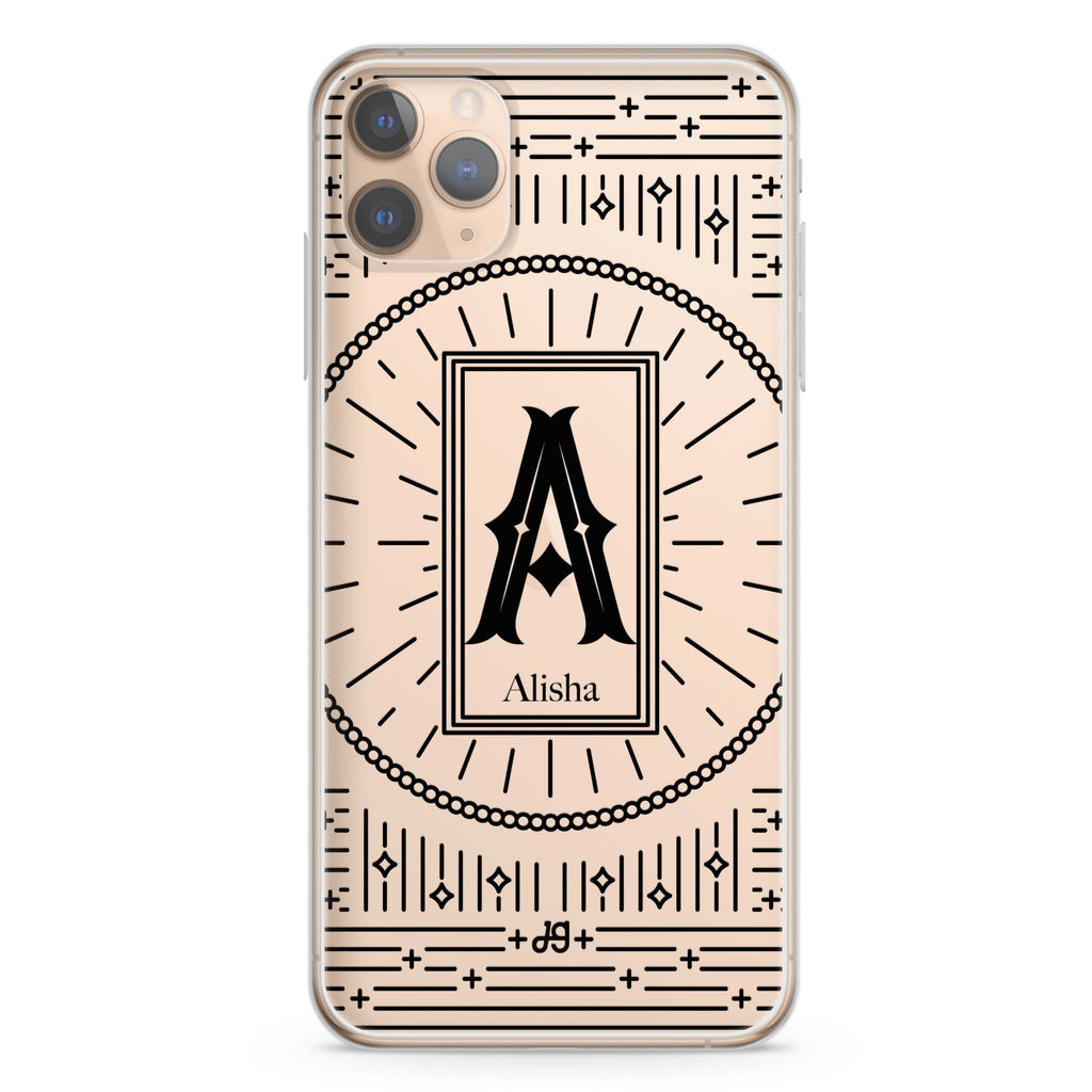 Artistic Monogram II iPhone 11 Pro Max 水晶透明保護殼