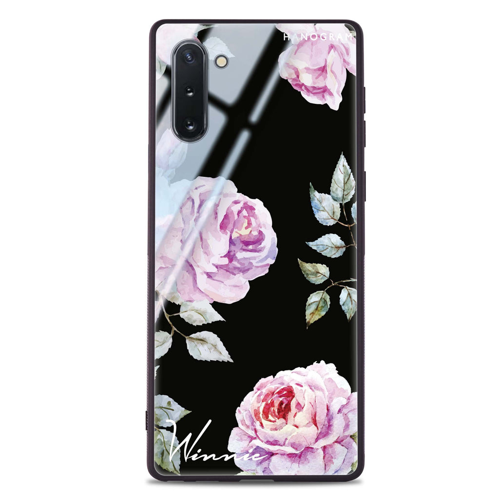 Classic Floral Samsung Note 10 超薄強化玻璃殻