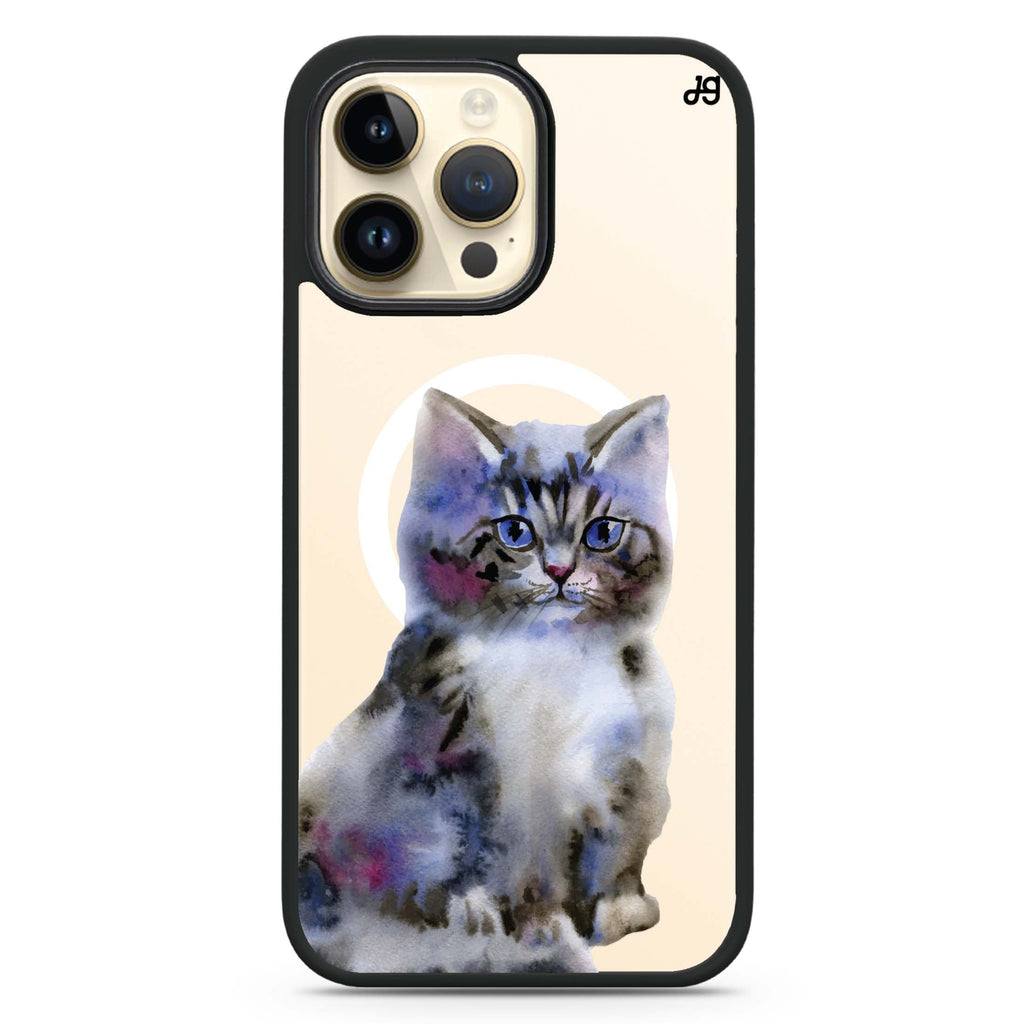 Watercolour Cat Magsafe 兼容防衝擊保護殼
