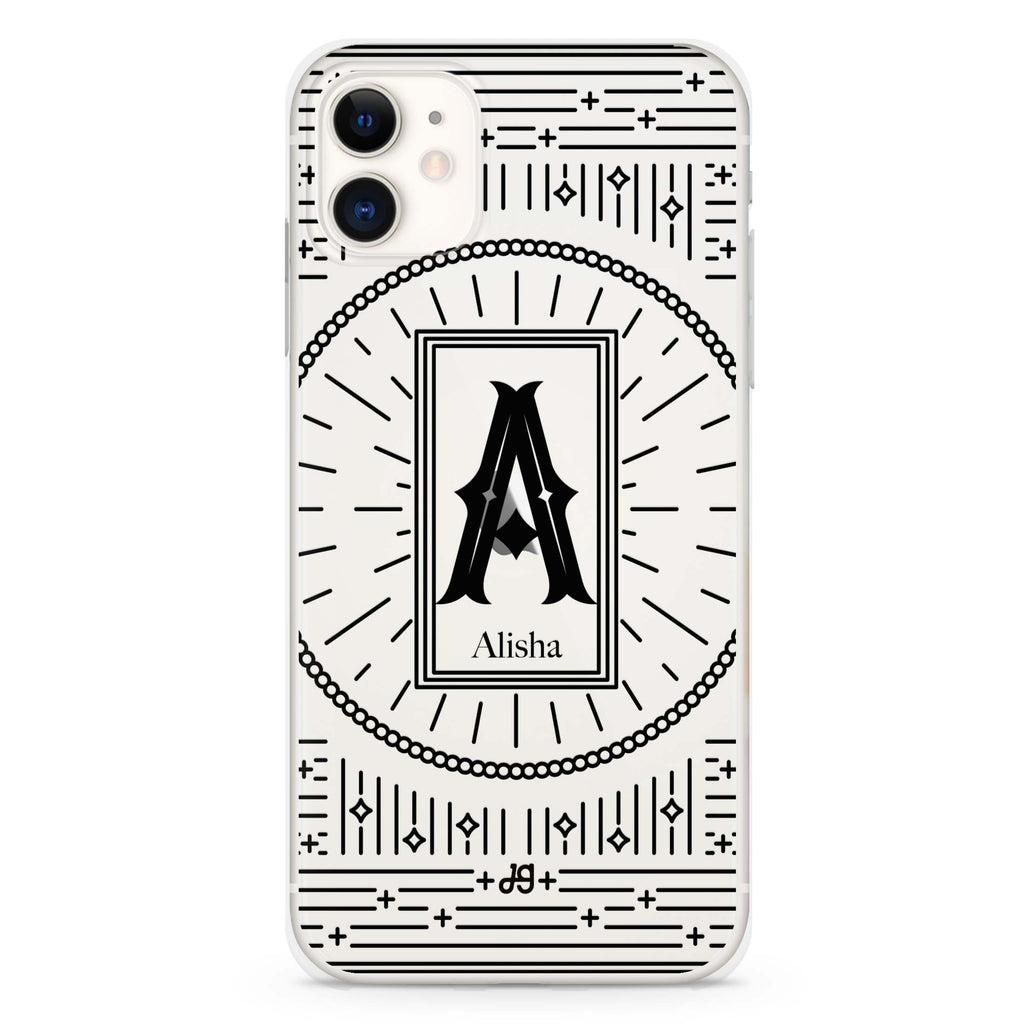 Artistic Monogram II iPhone 11 水晶透明保護殼