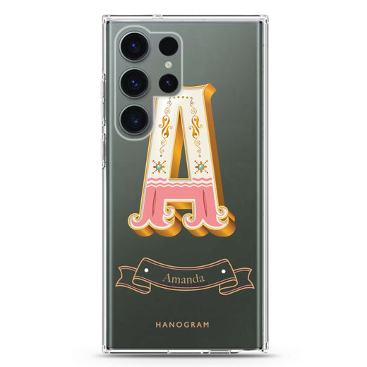 Circus monogram Samsung Galaxy Ultra 透明保護殼，適用 S26/S25/S24/S23 Ultra，圖1