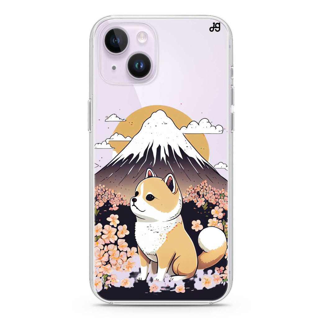 Shiba Inu & Japan iPhone 14 Plus Magsafe 兼容水晶透明保護殼