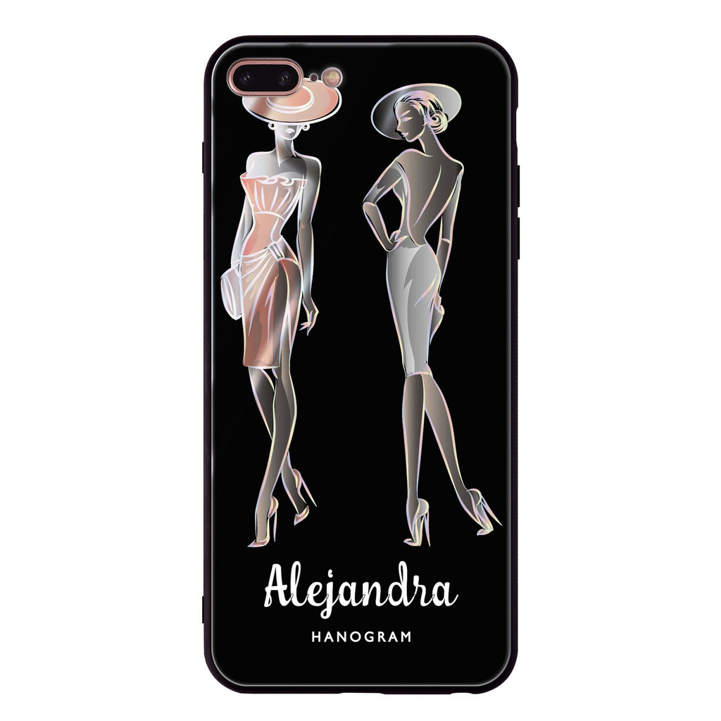 Elegant Girls iPhone 7 Plus 超薄強化玻璃殻
